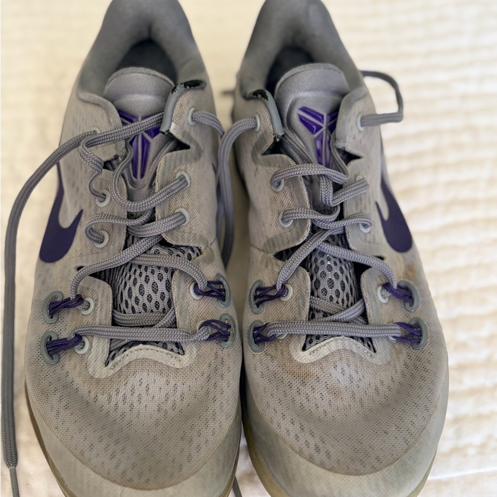 Nike Zoom Kobe Venomeno Gray and Purple Women's Athletic Shoes